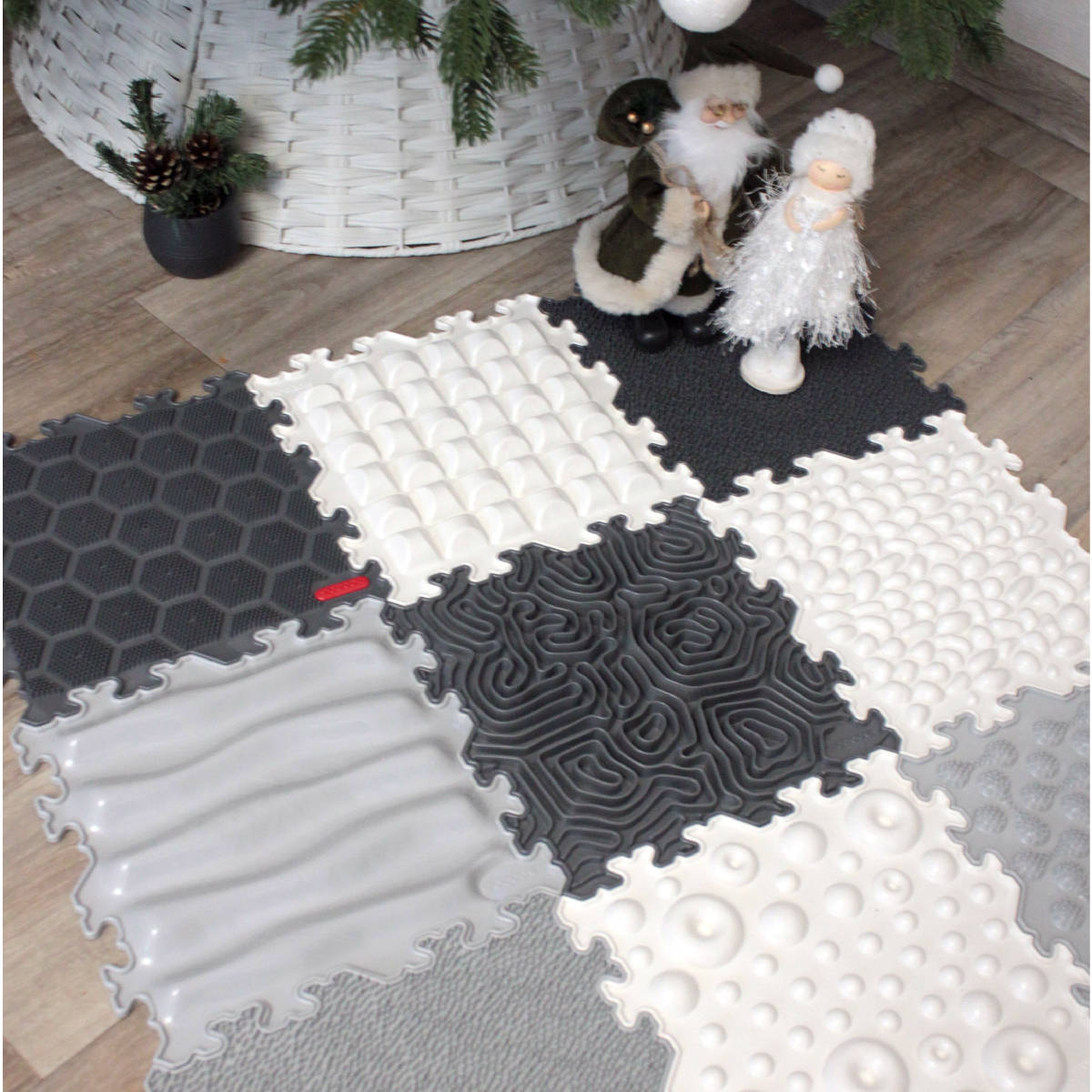 «Русская зима» набор модульных ковриков SPORTO.ONE