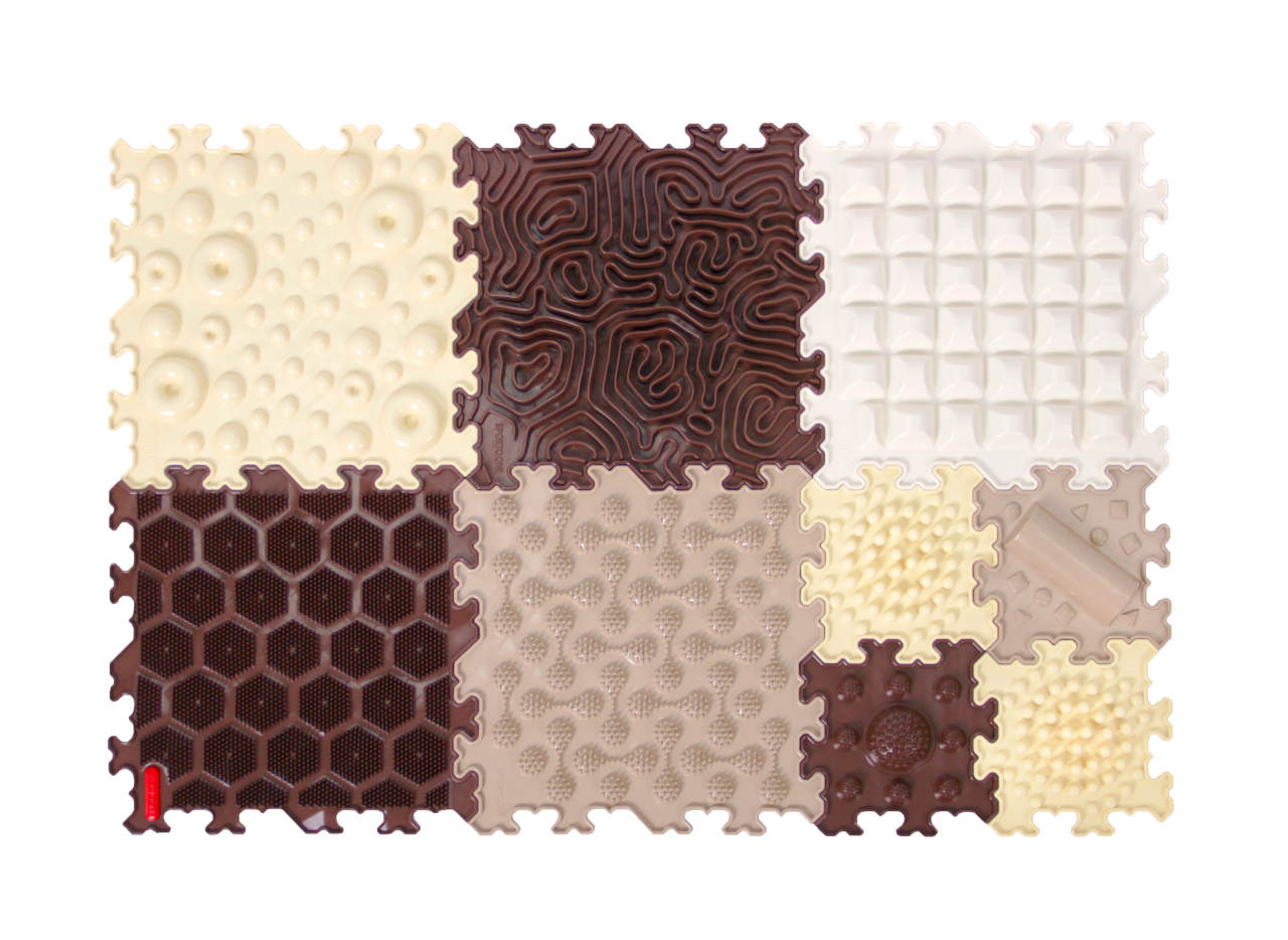 Набор модульных ковриков SPORTO.ONE «Песчаный берег»