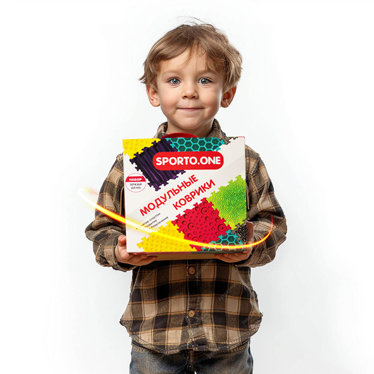 Набор модульных ковриков SPORTO.ONE «Яркий день»