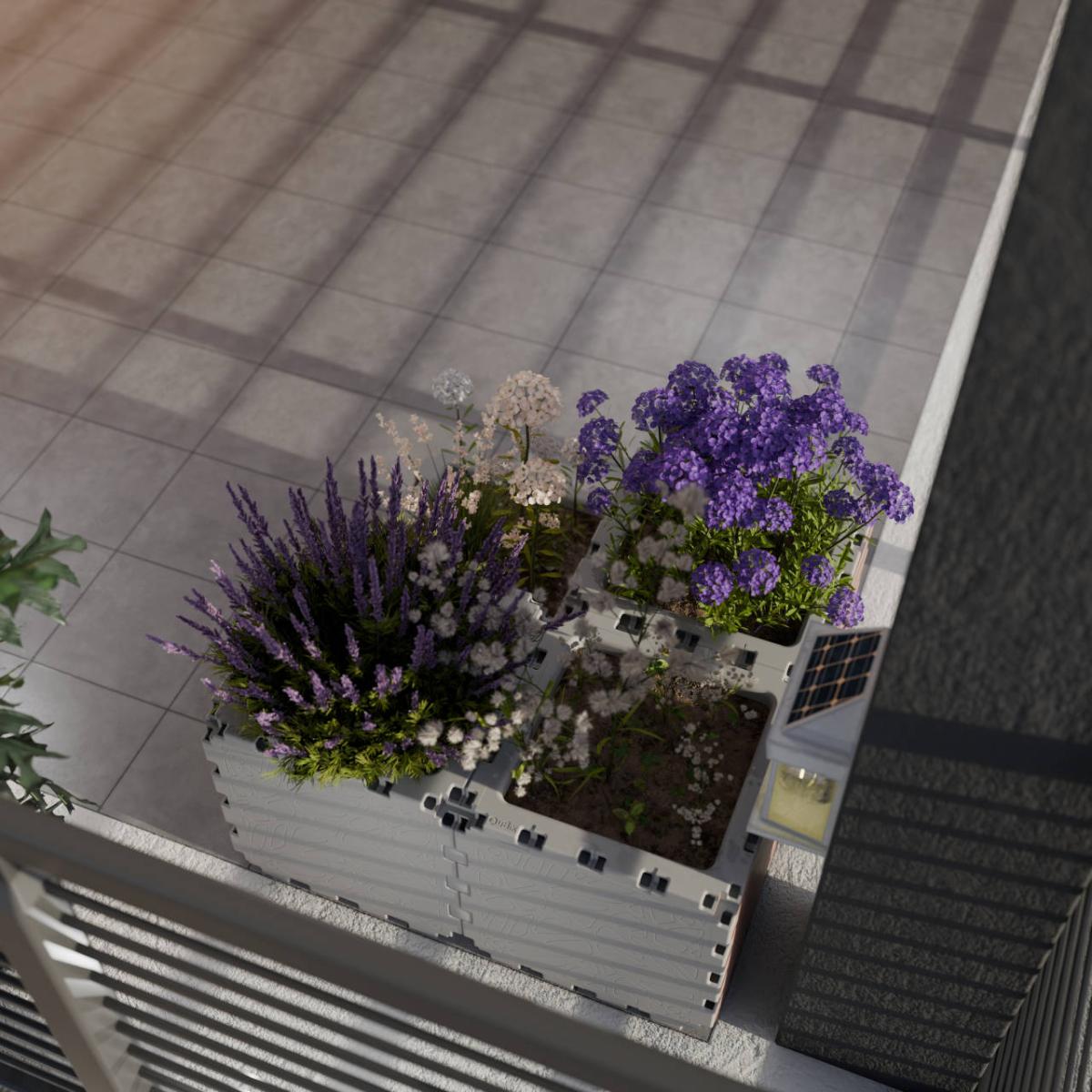 Кашпо квартет 4 куба