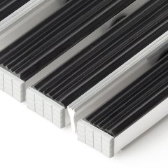 Грязезащитные алюминиевые модули «ПластФактор» Резина–Скребок