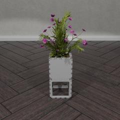 Кашпо соло 2 куба