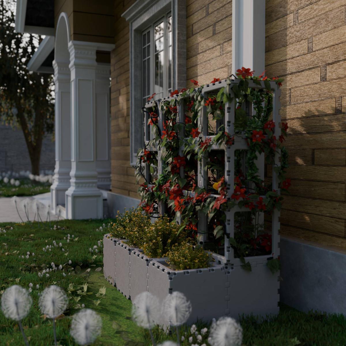 Кашпо живая стена 20 кубов