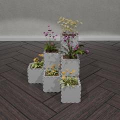 Кашпо ступенчатый сад 10 кубов
