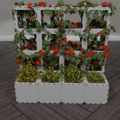 Кашпо живая стена 20 кубов