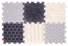 Набор модульных ковриков SPORTO.ONE «Снежная вершина»