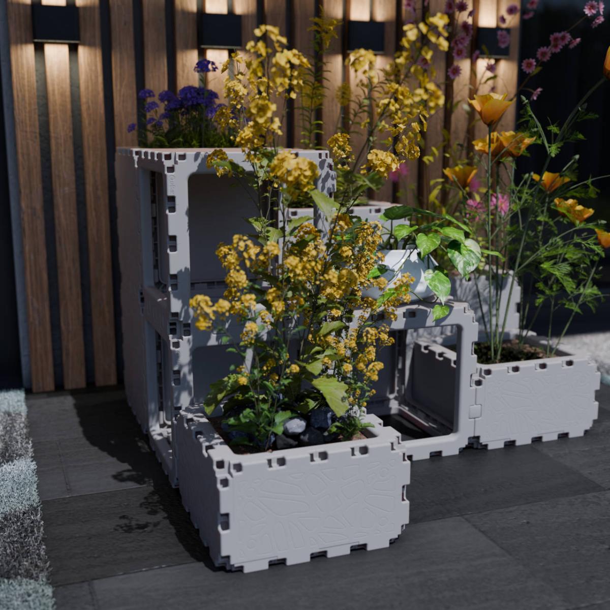 Кашпо террасный сад 10 кубов