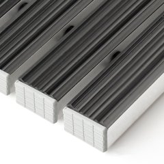 Грязезащитные алюминиевые модули «ПластФактор» Резина