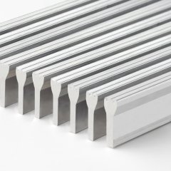 Грязезащитные алюминиевые модули «ПластФактор» Скребок